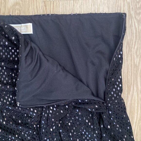 Michael Kors NYE Sequin Ruffle Mini Skirt Disco Core Holiday Party Glam Large - Picture 8 of 12